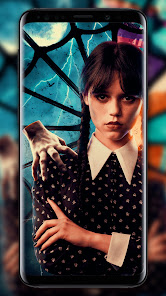 Screenshot 2 Wednesday Addams Wallpaper android