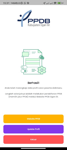 PPDB Ogan Ilir Screen 3