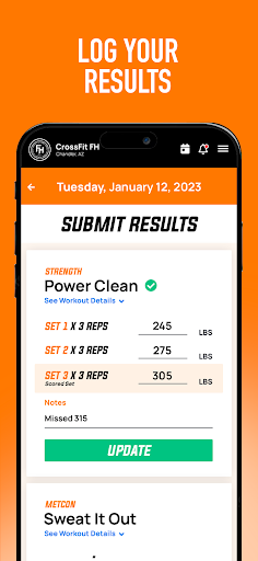 OneRep Athlete Screen 3