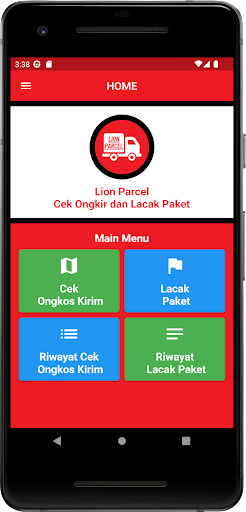 Android application Lion Parcel Cek Ongkir & Lacak screenshort
