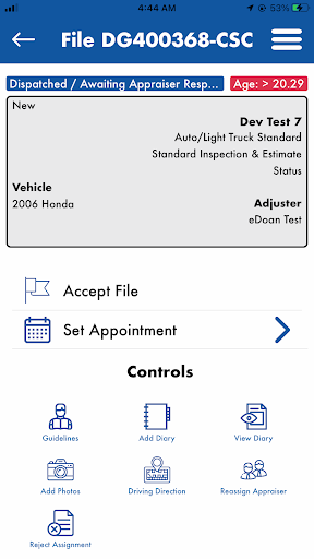 App screenshot