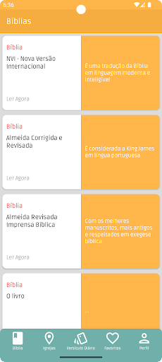 Android application Caixa das promessas screenshort