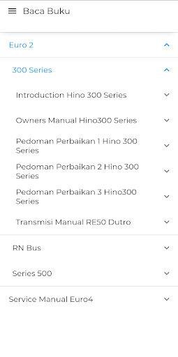 Hino E-Manual Book Screen 3