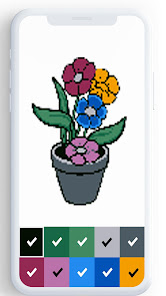 Flower Color By Number, flower coloring pages apkdebit screenshots 20