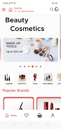 Android application Cosmetic - Ordering & Delivery screenshort