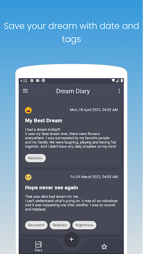 Dream Diary-Note your dreams