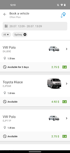 Popcar Car Share Screenshot 4 - AppWisp.com