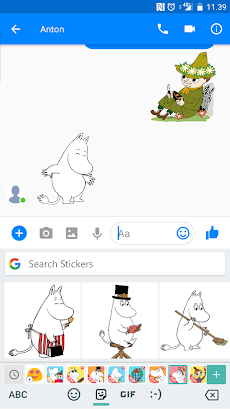 Moomin Sticker Appのおすすめ画像4