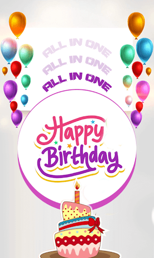 Android application Birthday Wishes Musical Video screenshort
