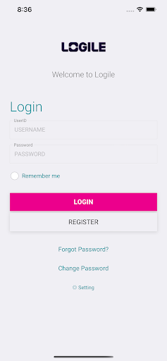 Android application Logile Connect screenshort