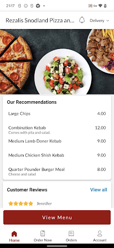 Rezalis Snodland PizzaandKebab Screen 2