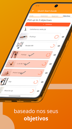 Calistree | Calistenia fitness Captura de Tela do Aplicativo Android 2
