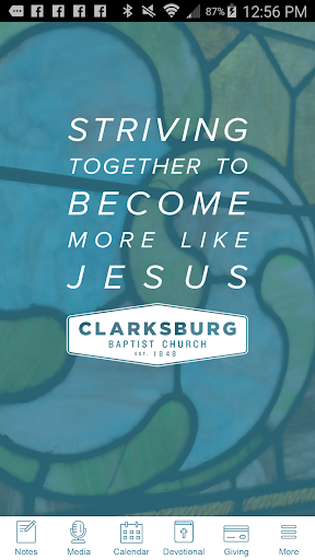 Android application Clarksburg Baptist Church screenshort