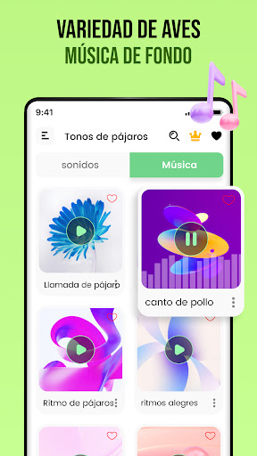 Sonidos de pájaros screenshot 2
