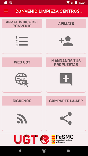 Convenio limpieza centro SALUD Screen 2