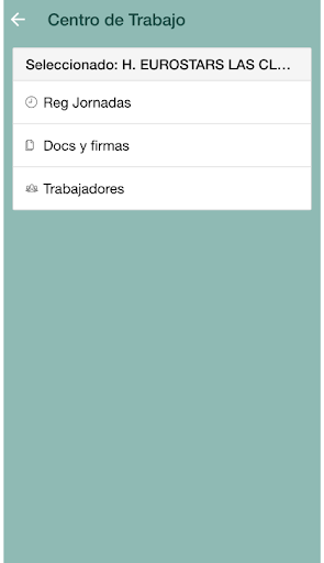 Android application Lidout - Gestión de personal screenshort