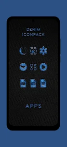Denim Blue Icon Pack