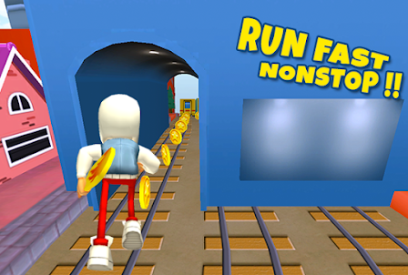 3D Subway Rail Dash Run