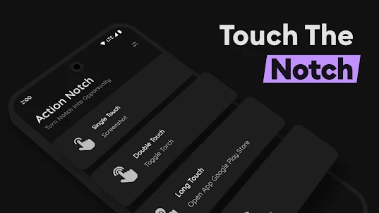 Action Notch: Touch The Notch