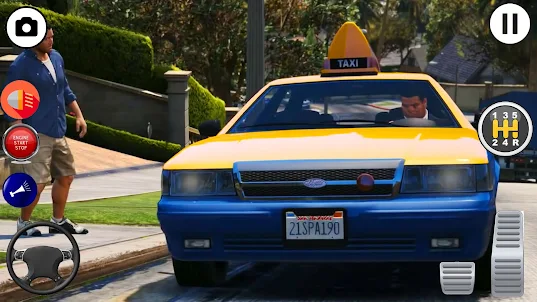 出租車司機遊戲-出租車汽車遊戲 出租車遊戲模擬器：出租車遊戲
