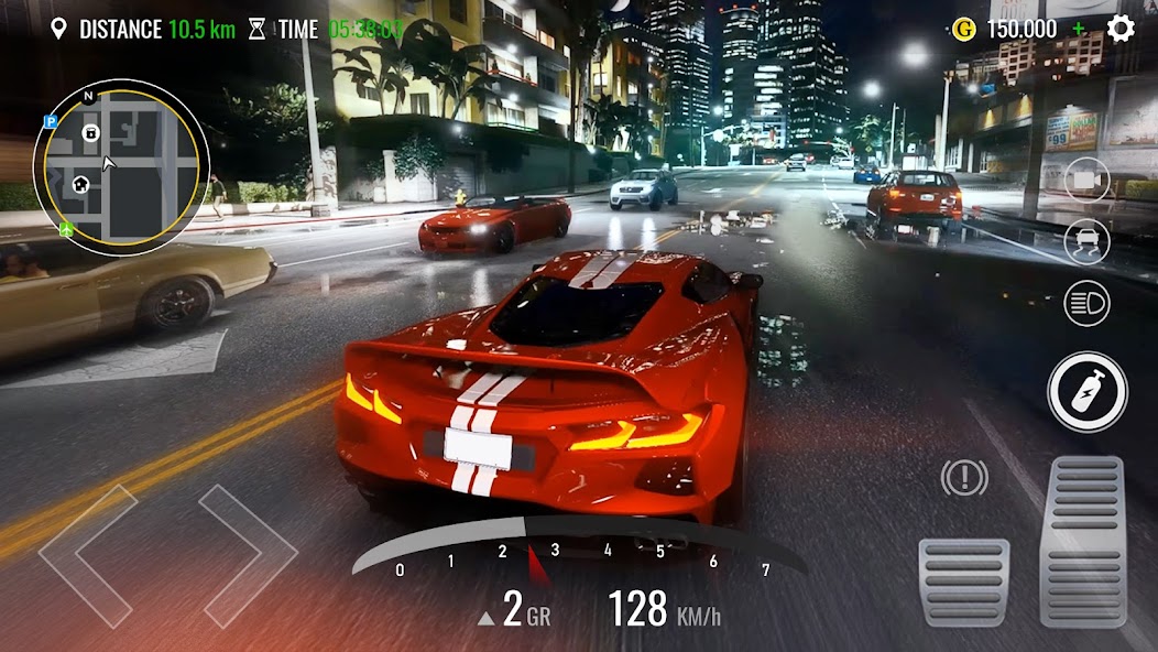 Traffic Driving Car Simulator 1.5.9 APK + Mod (Unlimited money) untuk android