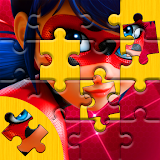 Jigsaw Lady Puzzle Cat Game icon