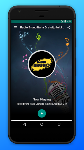 Android application Radio Bruno App Italia Online screenshort