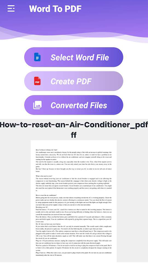 Screenshot of Docs Converter & PDF Converter