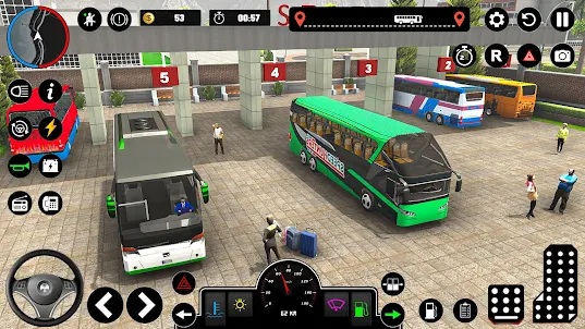 City Coach Bus Sim 3D Game