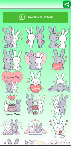 Stickers de conejos tiernos Screenshot 4 - AppWisp.com