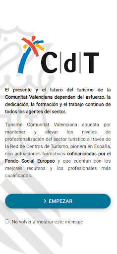 Android application CdT Centros de Turismo screenshort