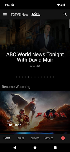Android application TGTVS Now screenshort