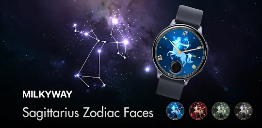 MW Sagittarius Zodiac Faces