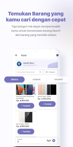 SiQASIR Aplikasi Kasir UMKM Screen 3