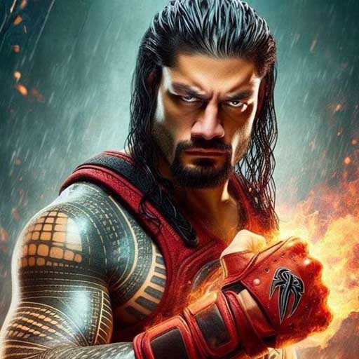 Roman Reigns HD Wallpaper 2024 Logo
