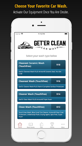 Get Er Clean Car Wash Screen 2