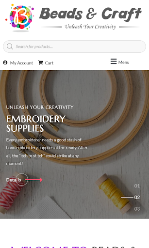 Android application Beads and Crafts screenshort