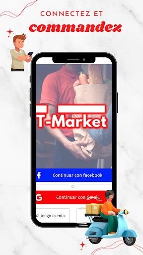 Android application T-market screenshort