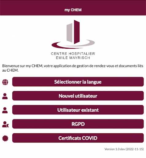 Android application MyCHEM screenshort