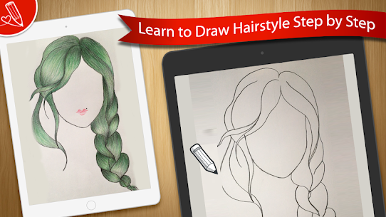 Hairstyles Sketch Learn to Draw Hairstyles v1.7 MOD APK (Unlimited Money) Free For Android 1