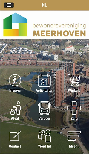 Android application MeerhovenApp screenshort