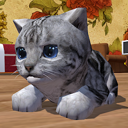 চিহ্নৰ প্ৰতিচ্ছবি Cute Pocket Cat 3D