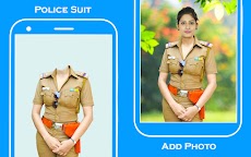 Women police suit photo editorのおすすめ画像1