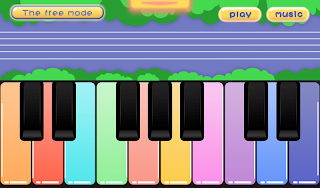 Rainbow Piano - Screenshot 1