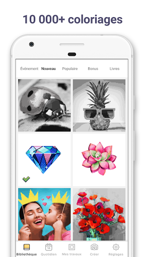 Pixel Art : Jeu de coloriage par numéros captures d'écran apk mod pirater preuve 2