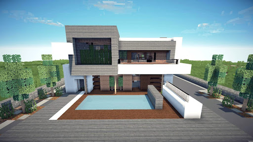 Modern House Map for Minecraft Screen 2
