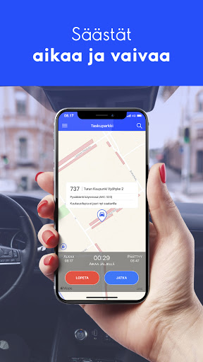 Android application Taskuparkki screenshort
