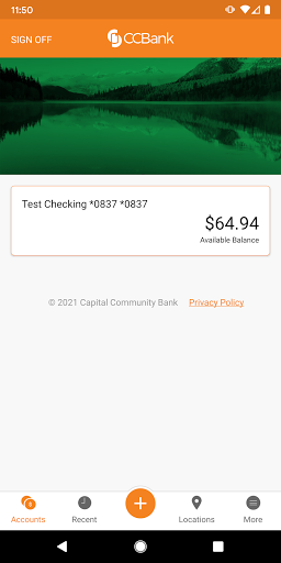 CCBank for Business Screen 2