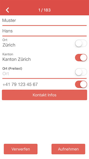Android application Meine SP screenshort