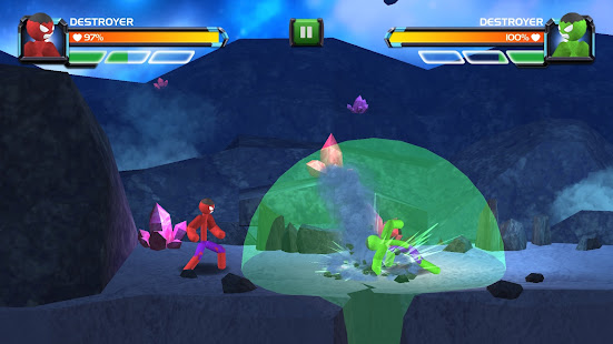 3D Fighting Games: Stick Super Hero Varies with device APK screenshots 5